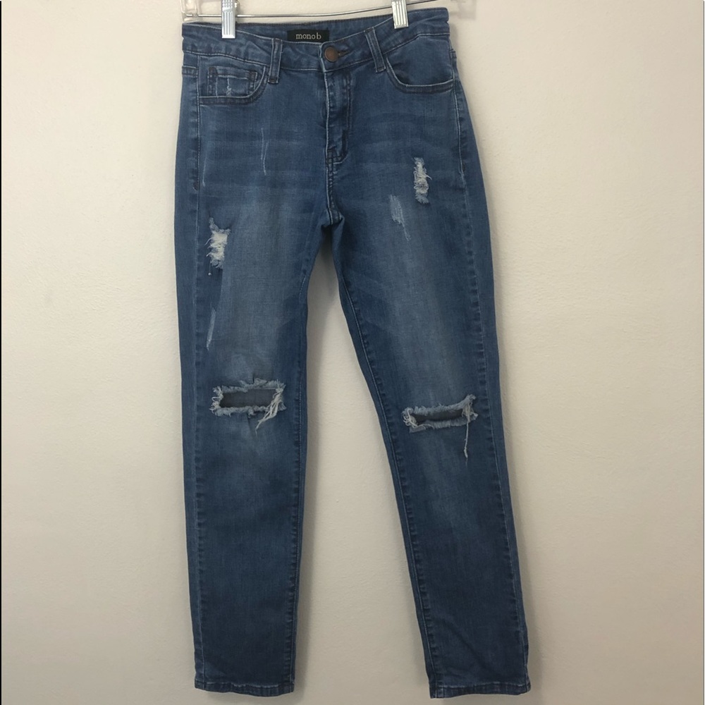 SALE$ MONO B destroyed jeans women’s size 3 CUTE